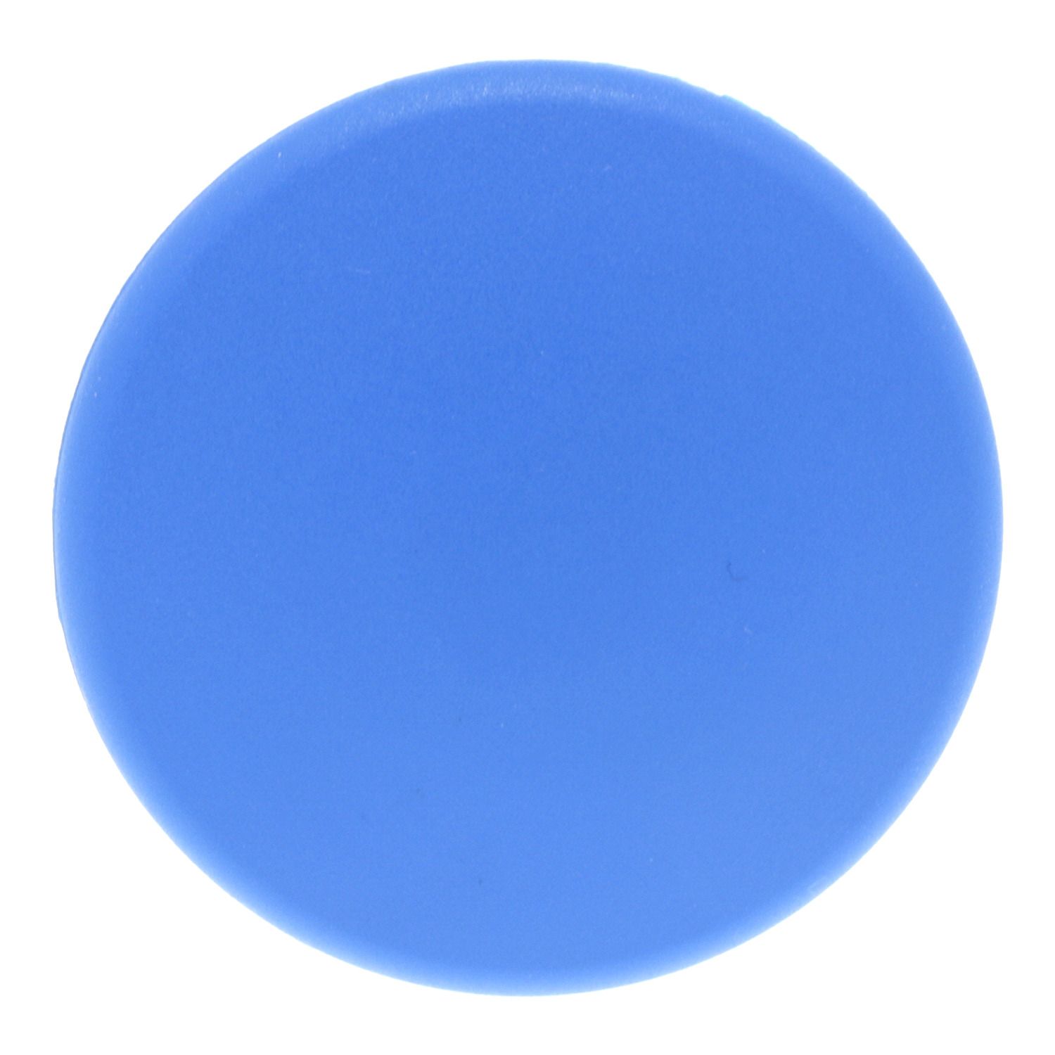 Picture of Head for non illuminated pushbutton, Harmony XB5, plastic, blue, mushroom 40mm, 22mm, spring return