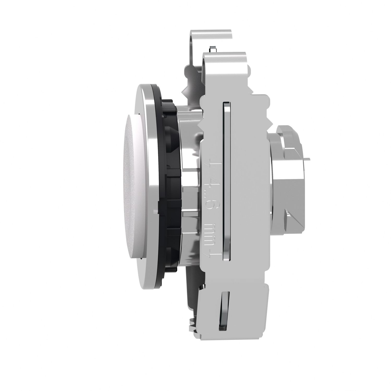 Picture of Head for non illuminated push button, Harmony XB4, flush mounted white projecting pushbutton