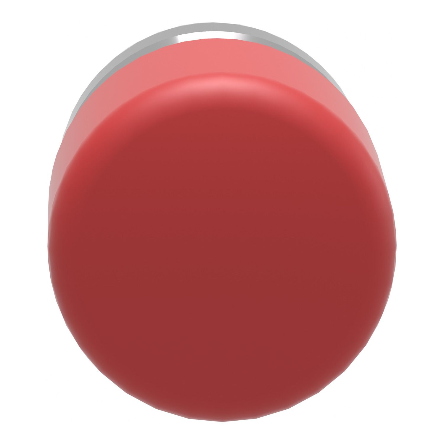 Picture of Head for non illuminated pushbutton, Harmony XB4, mushroom 30mm, metal, red, 22mm, spring return