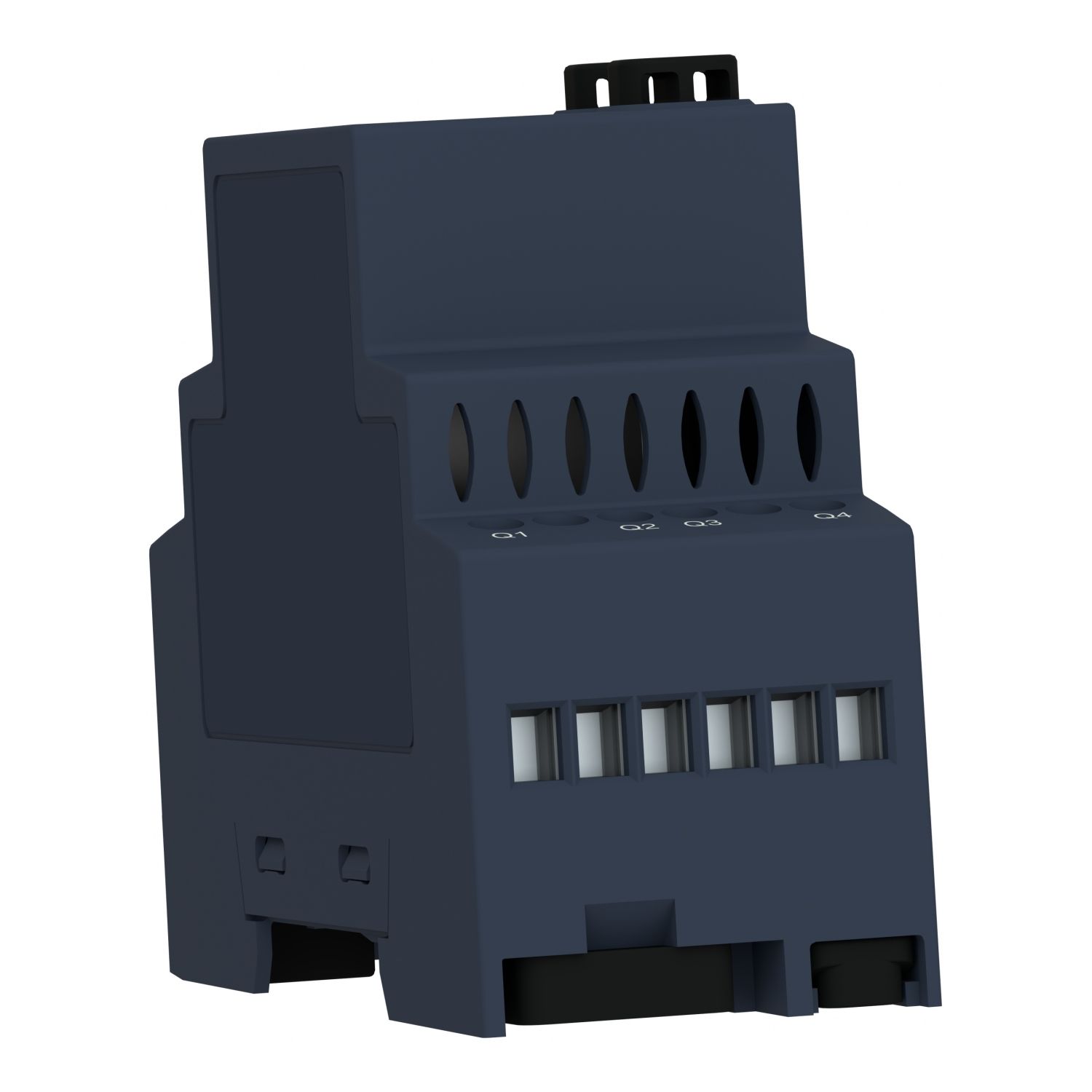 Picture of Programmable receiver, Harmony XB5R, 2 relays, 24..240 V AC/DC, 2 pushbuttons, 6 LEDs