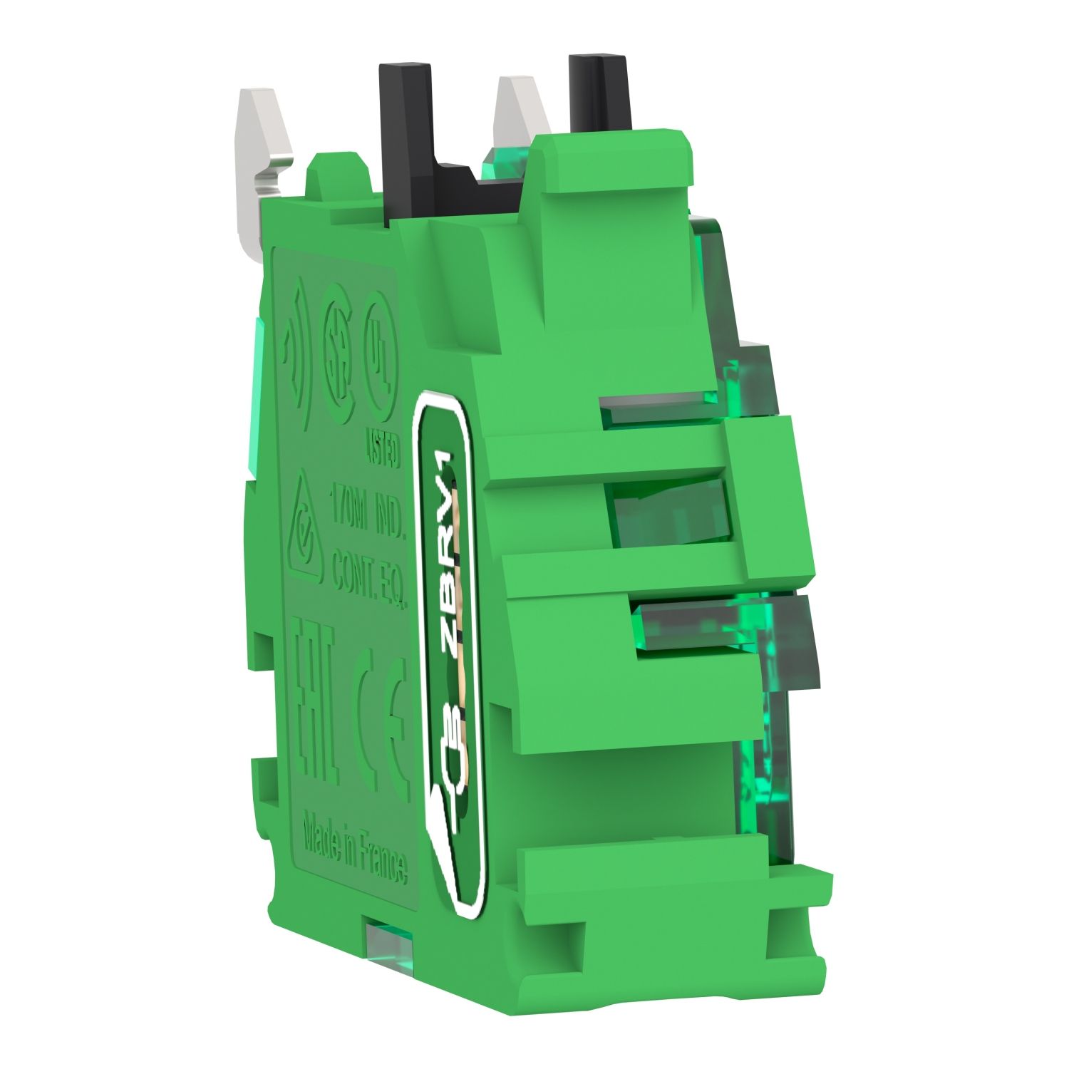 Picture of Transmitter for wireless and batteryless push button, Harmony XB5R, plastic, black, double action