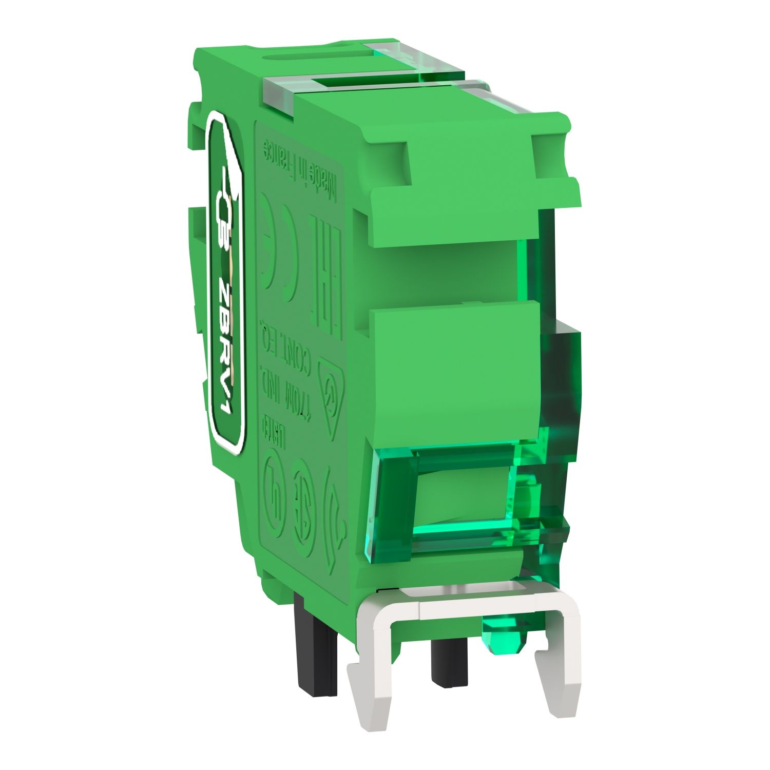 Picture of Transmitter for wireless and batteryless push button, Harmony XB5R, plastic, black, double action