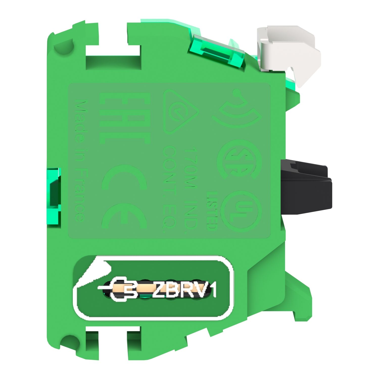 Picture of Transmitter for wireless and batteryless push button, Harmony XB5R, plastic, black, double action