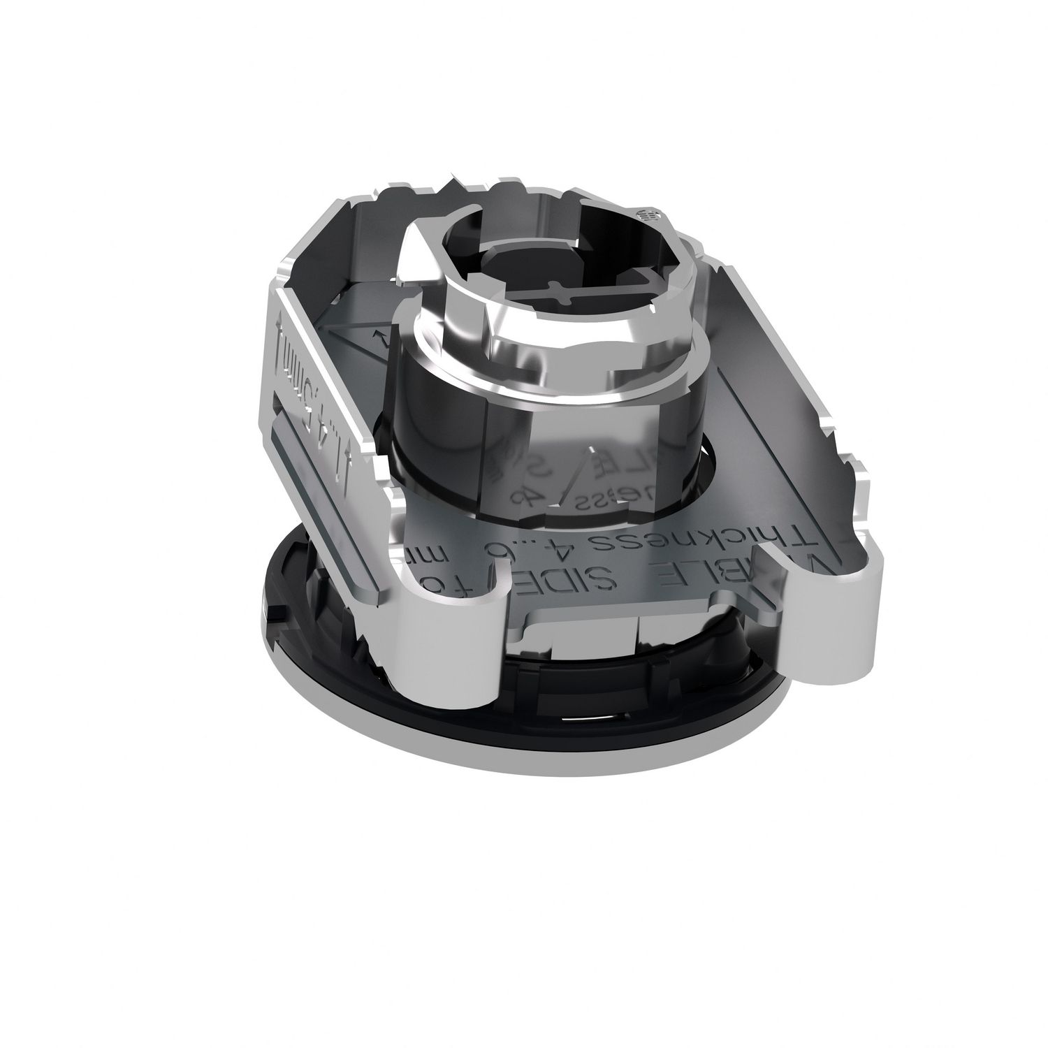 Picture of Head for non illuminated push button, Harmony XB4, flush mounted blue flush caps pushbutton push