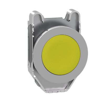 Picture of Head for push button, Harmony XB4, flush mounted yellow flush caps pushbutton push