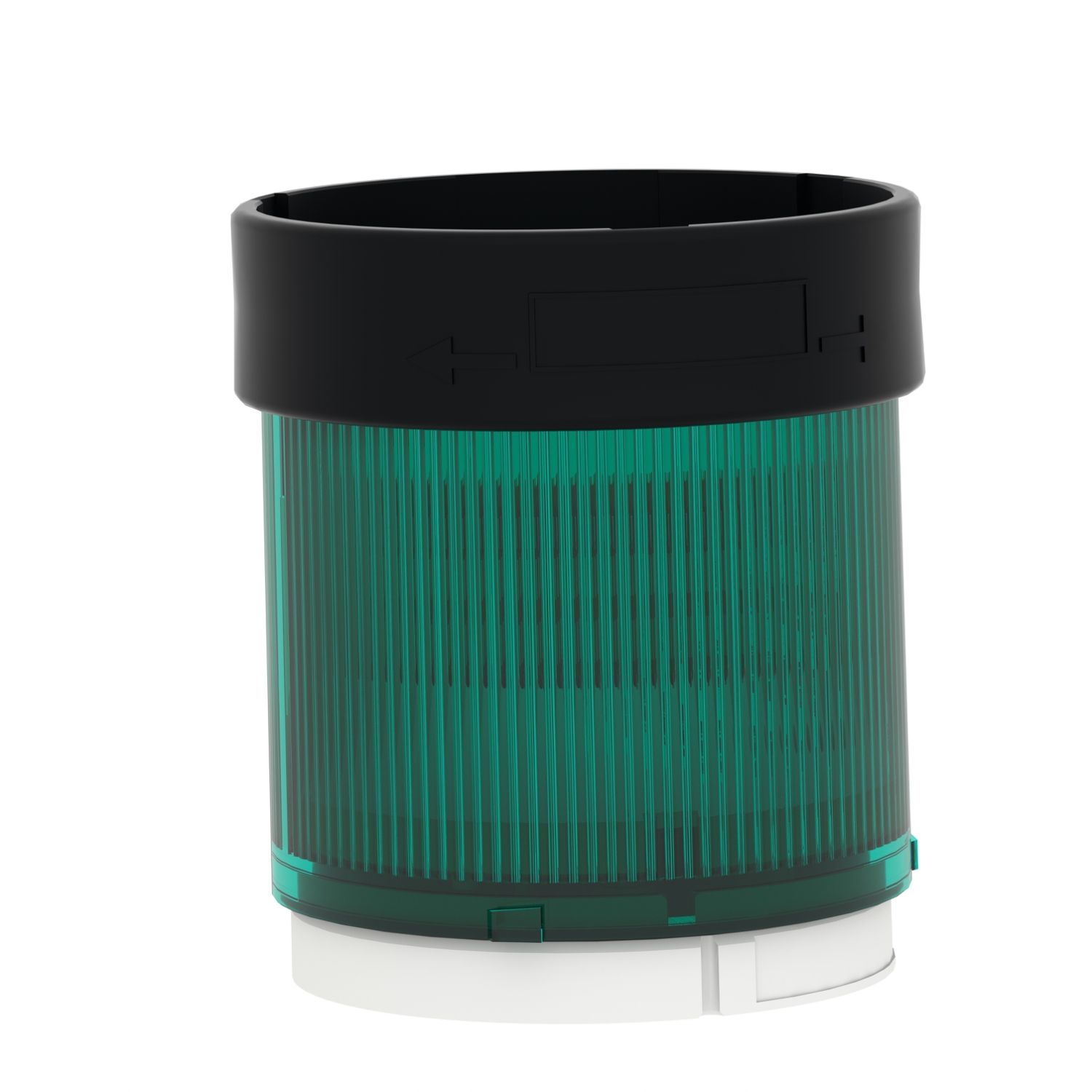 Picture of Indicator bank, Harmony XVB, illuminated unit, plastic, green, 70mm, flashing, integral LED, 230V AC