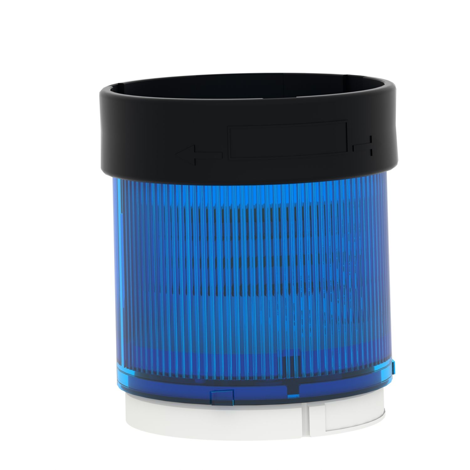 Picture of Indicator bank, Harmony XVB, illuminated unit, plastic, blue, 70mm, flashing, for bulb or LED, 48... 230V AC