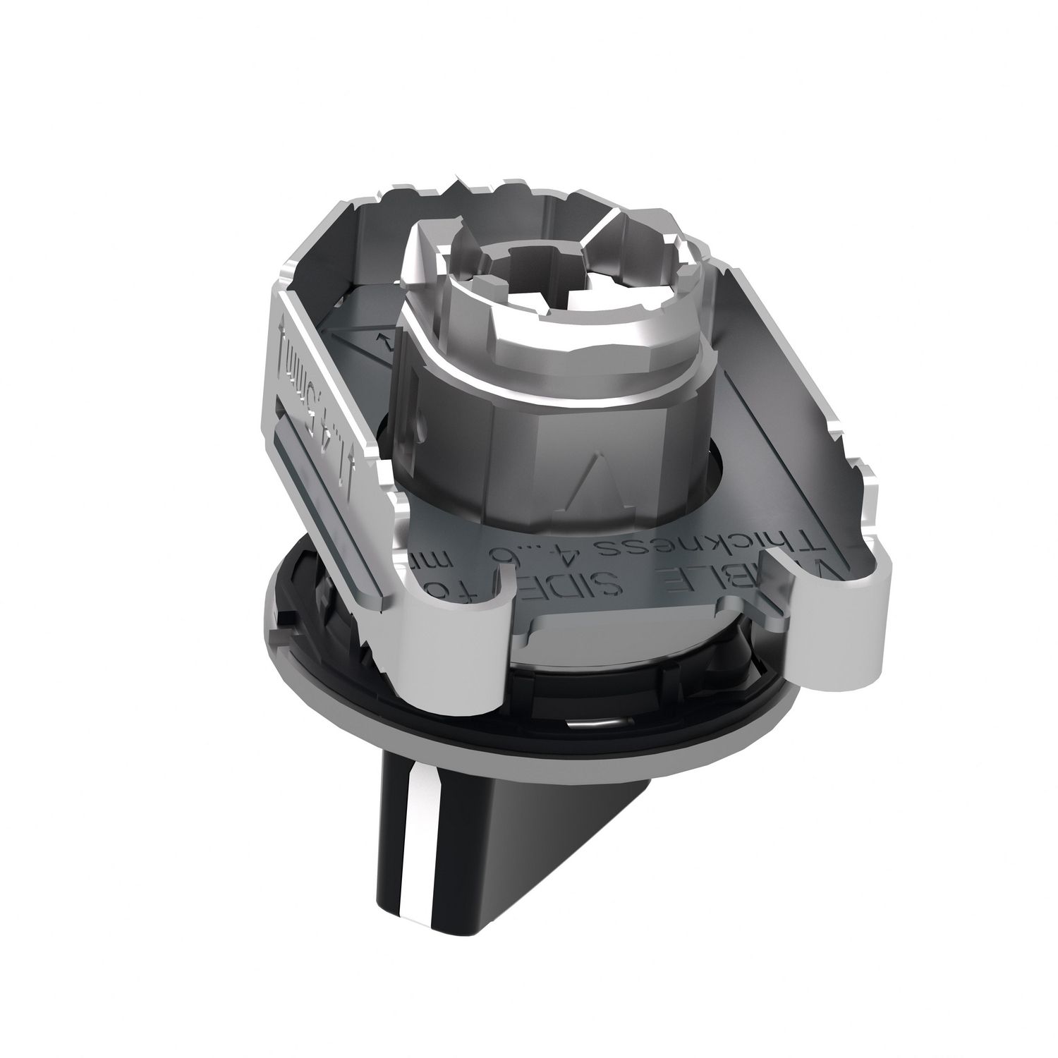 Picture of Head for selector switch, Harmony XB4, flush mounted black 2 position return right to left