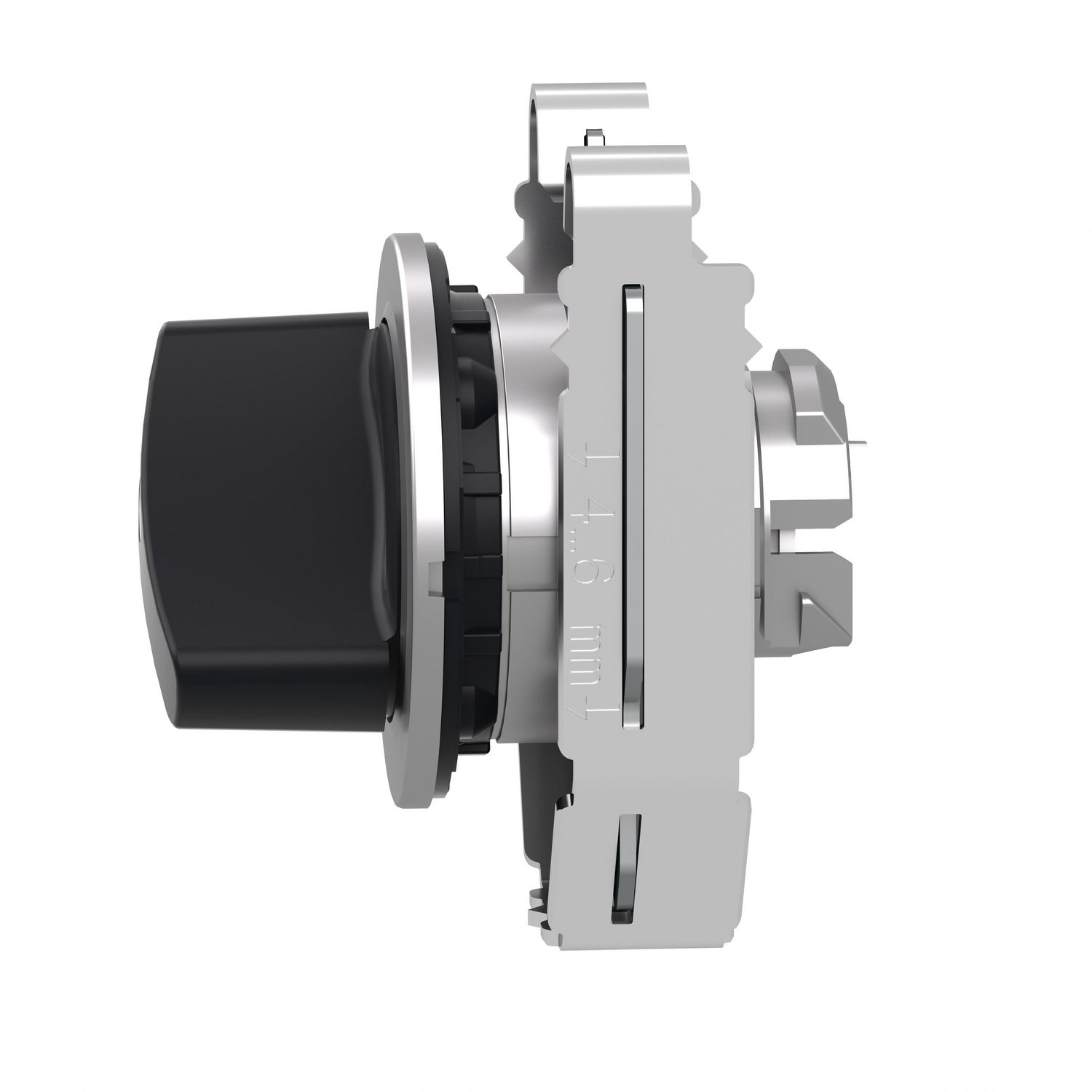 Picture of Head for selector switch, Harmony XB4, flush mounted black 2 position return right to left