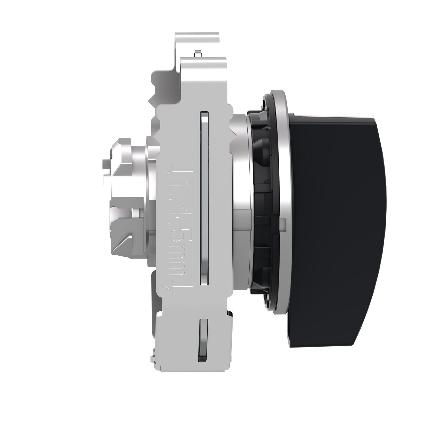 Picture of Head for selector switch, Harmony XB4, flush mounted black sw. long handle 3 position return l to c