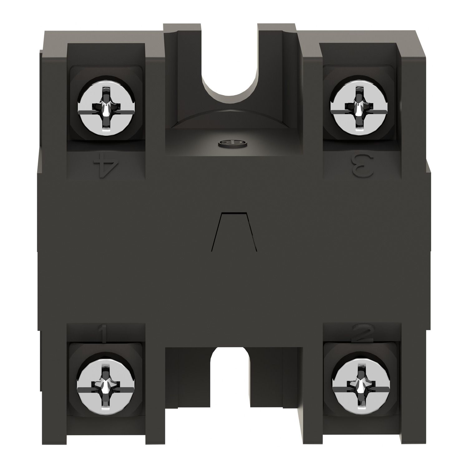 Picture of Single contact block, Harmony XAC, spring return, front mounting, single speed CO for XACB91 operators