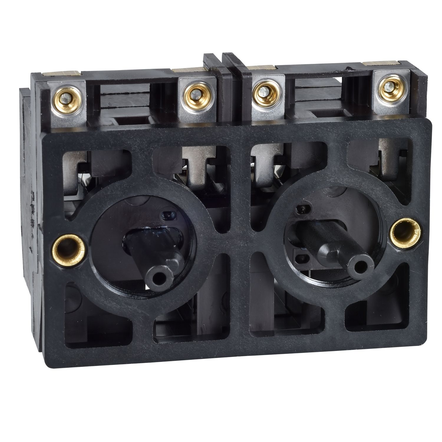 Picture of Double contact block, Harmony XAC, spring return, single speed, snap action, 2NO