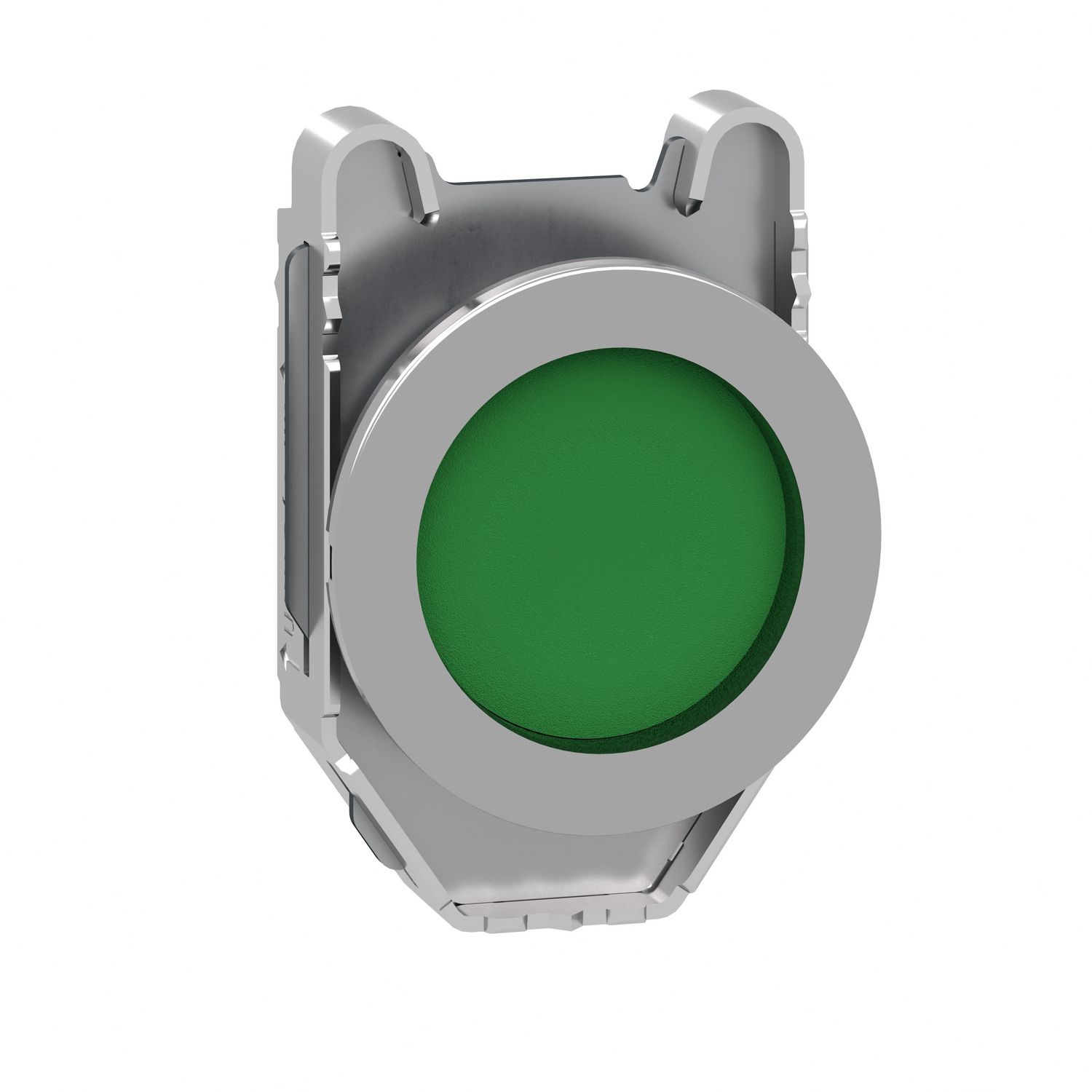 Picture of Head for non illuminated push button, Harmony XB4, flush mounted green pushbutton recessed