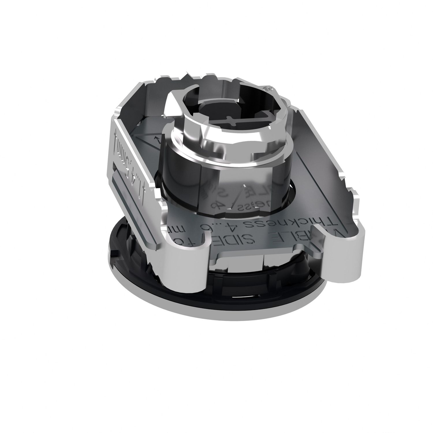 Picture of Head for non illuminated push button, Harmony XB4, flush mounted green pushbutton recessed