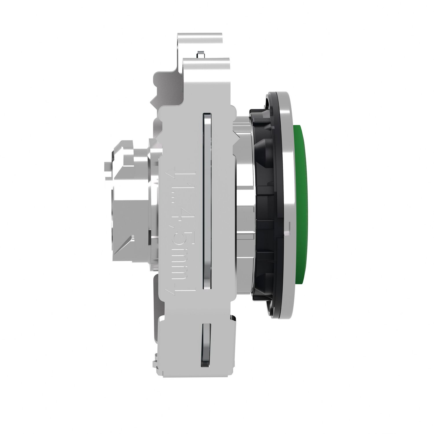Picture of Head for non illuminated push button, Harmony XB4, flush mounted green projecting pushbutton push