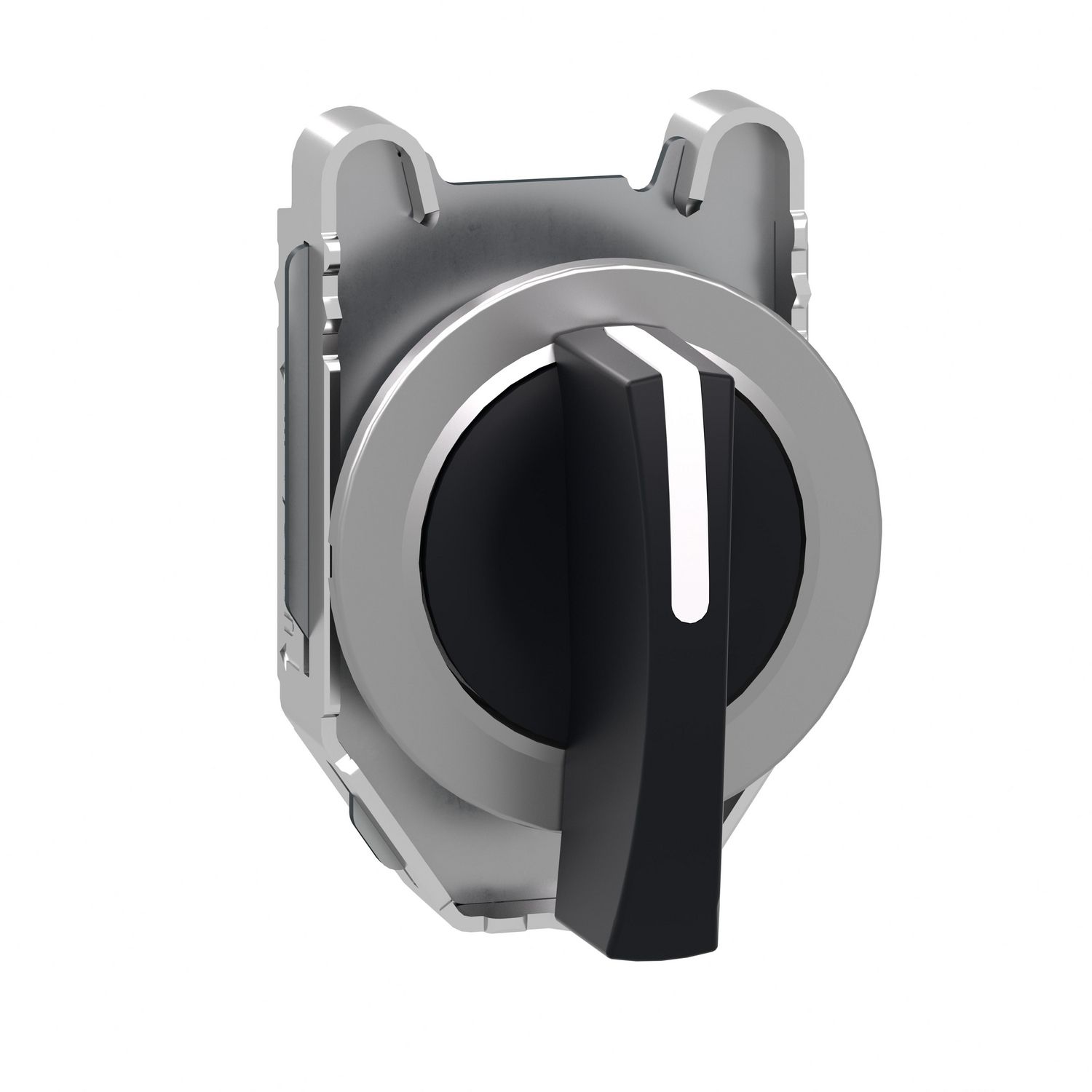 Picture of Head for selector switch, Harmony XB4, flush mounted black sw. long handle 3 position return r to c