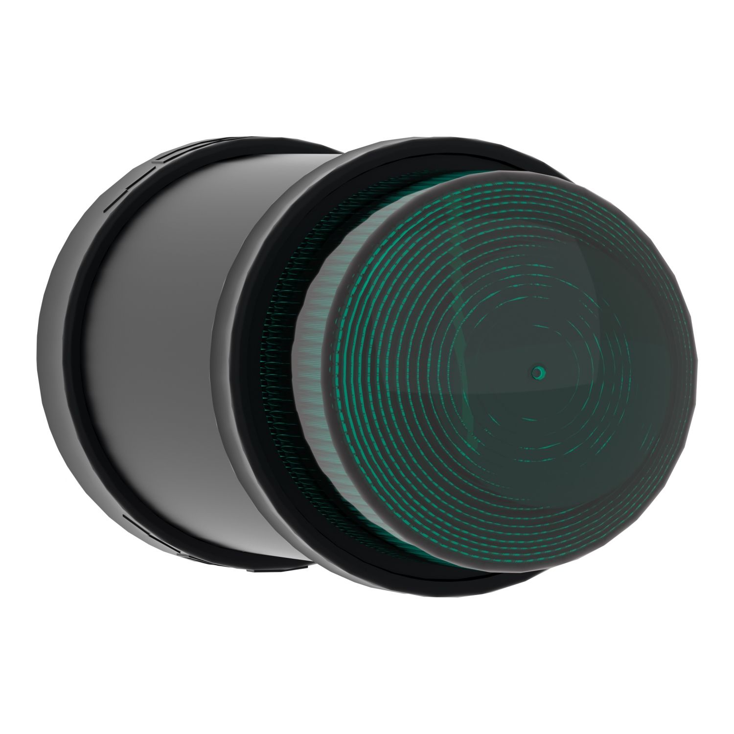 Picture of Indicator bank, Harmony XVB, illuminated unit, plastic, green, 70mm, integral flash discharge tube, 5joule, 230V AC