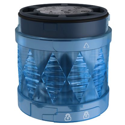 Picture of Illuminated LED unit for modular tower lights, Harmony XVU, blue, Ø60, blinking, IP65, 24 V AC/DC