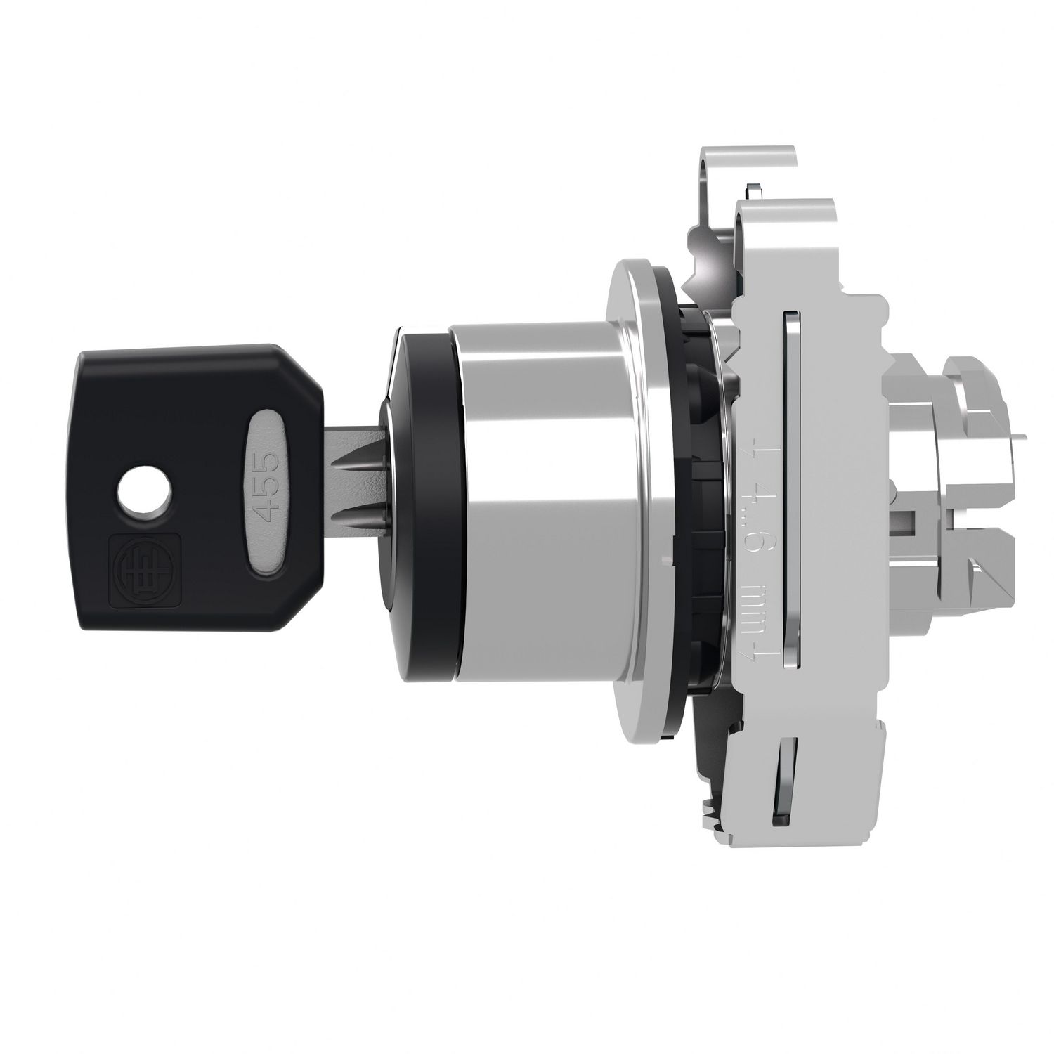 Picture of Head for key selector switch, Harmony XB4, flush mounted 455 3, position return right to center