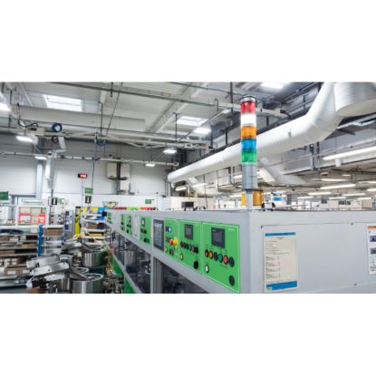 Picture of Illuminated LED unit for modular tower lights, Harmony XVU, yellow, Ø60, steady, IP65, 24 V AC/DC