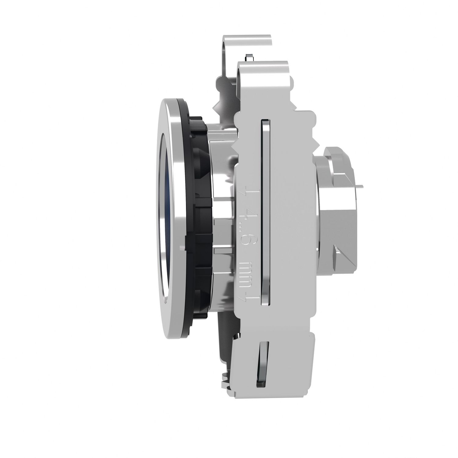 Picture of Head for non illuminated push button, Harmony XB4, flush mounted blue pushbutton recessed