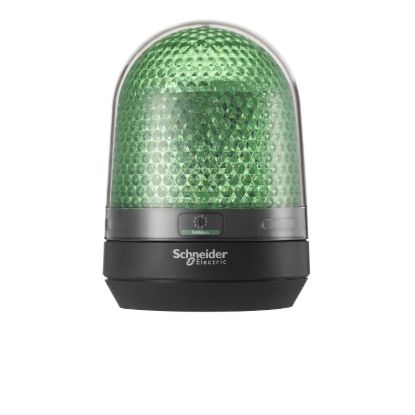 Picture of Illuminated beacon without buzzer, Harmony XVR, green, 100mm, integral LED, 48V DC