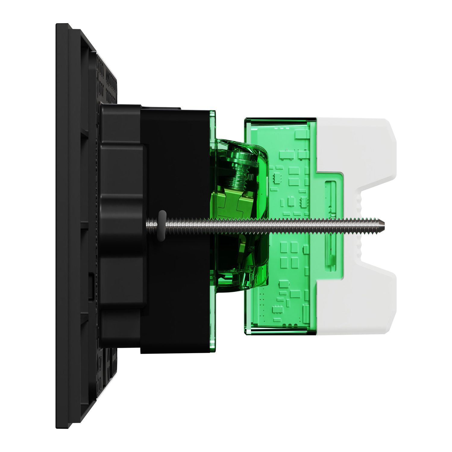 Picture of Single Switch Power Point, Clipsal Solis, Smart Switch, Horizontal Mount, 230V-240V, 10A