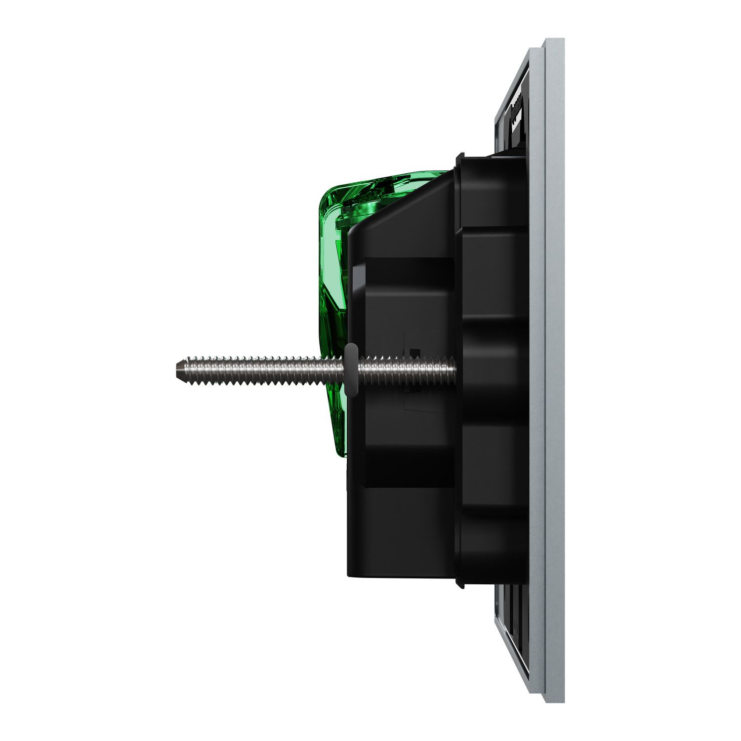 Picture of Double Switch Power Point, Clipsal Solis T Series, Horizontal Mount, 230V-240V, 10A