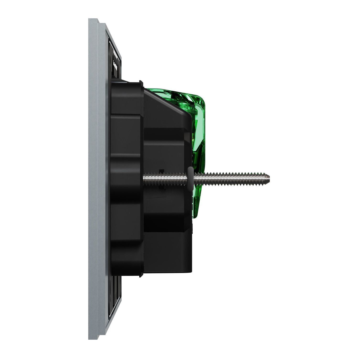 Picture of Double Switch Power Point, Clipsal Solis T Series, Horizontal Mount, 230V-240V, 10A