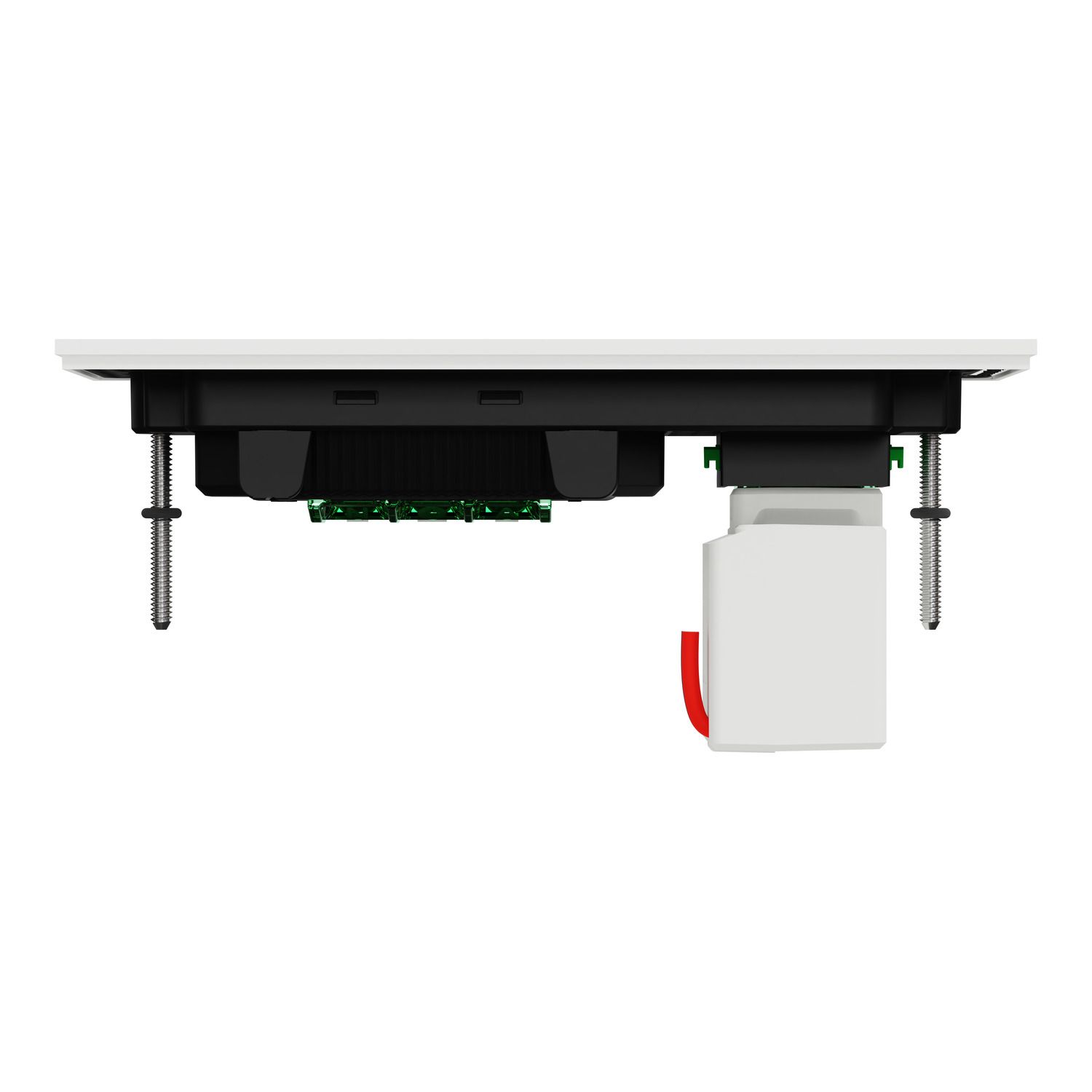 Picture of Double Switch Power Point, Clipsal Solis, Double Switch Power Point with USB C Charger, Horizontal Mount, 230V-240V, 10A