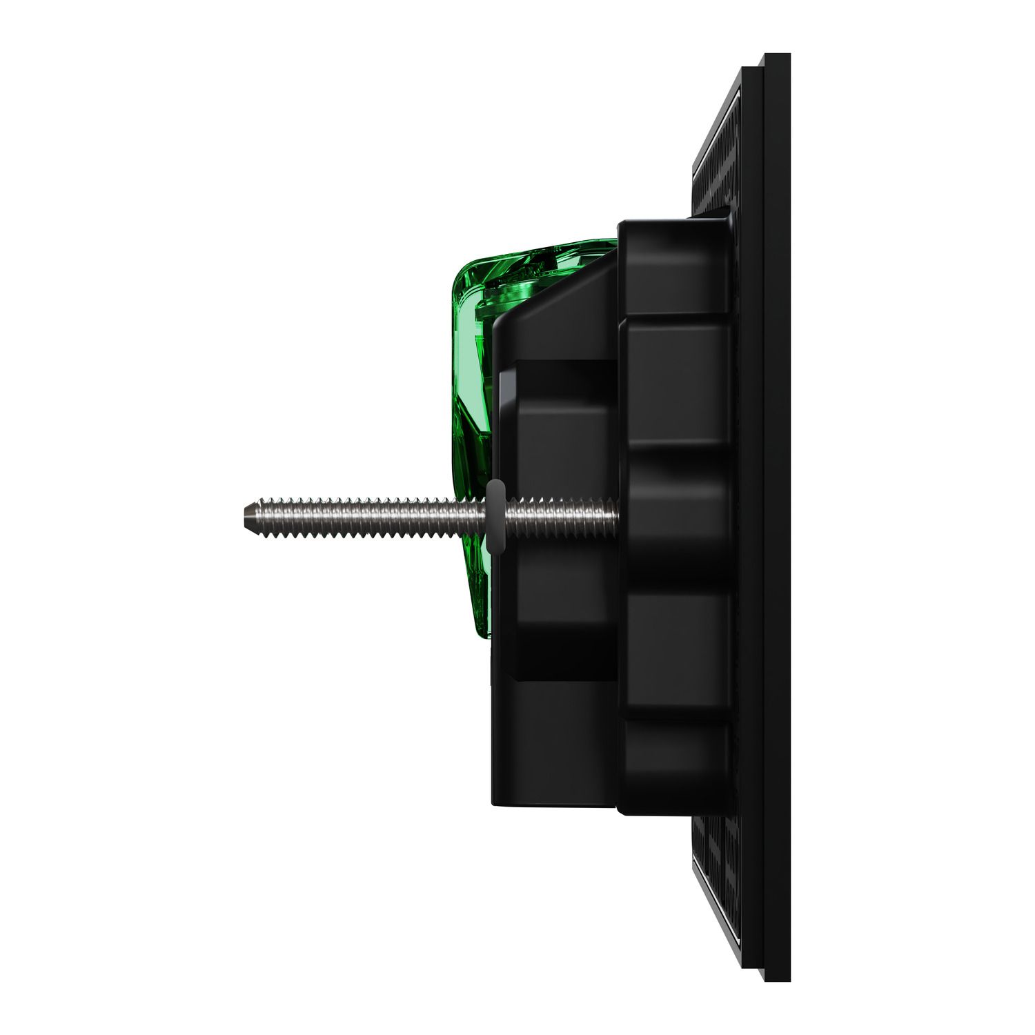 Picture of Double Switch Power Point, Clipsal Solis T Series, Horizontal Mount, 230V-240V, 10A, Removable Extra Switch