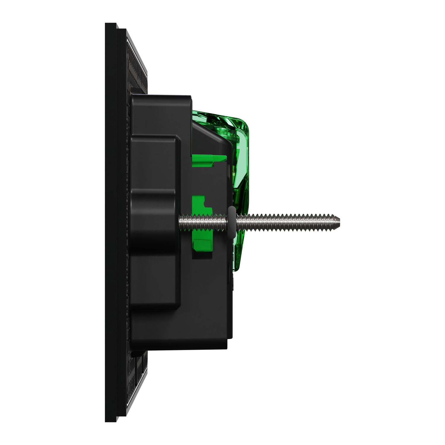 Picture of Double Switch Power Point, Clipsal Solis T Series, Horizontal Mount, 230V-240V, 10A, Removable Extra Switch