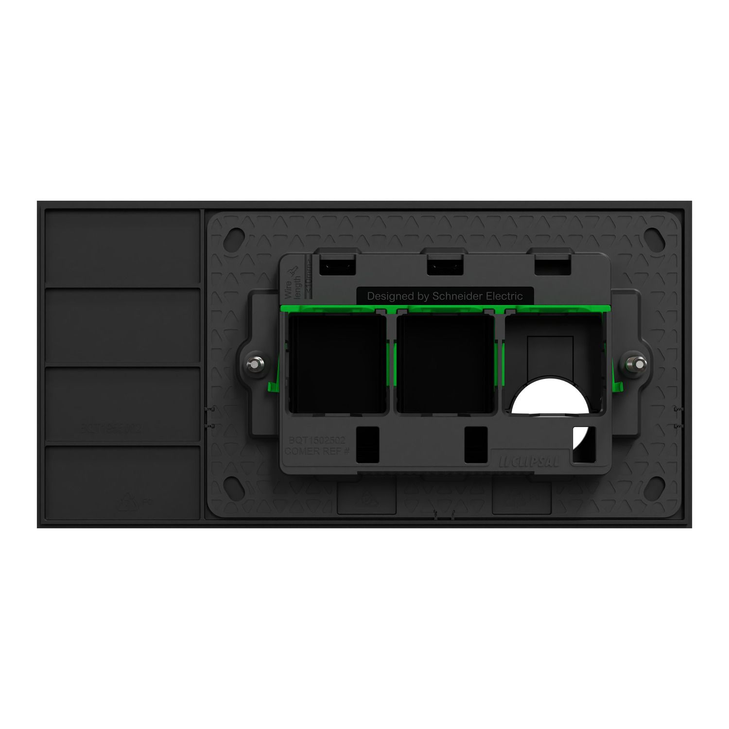 Picture of Grid Plate and Cover, Clipsal Solis, 1 Gang, Horizontal