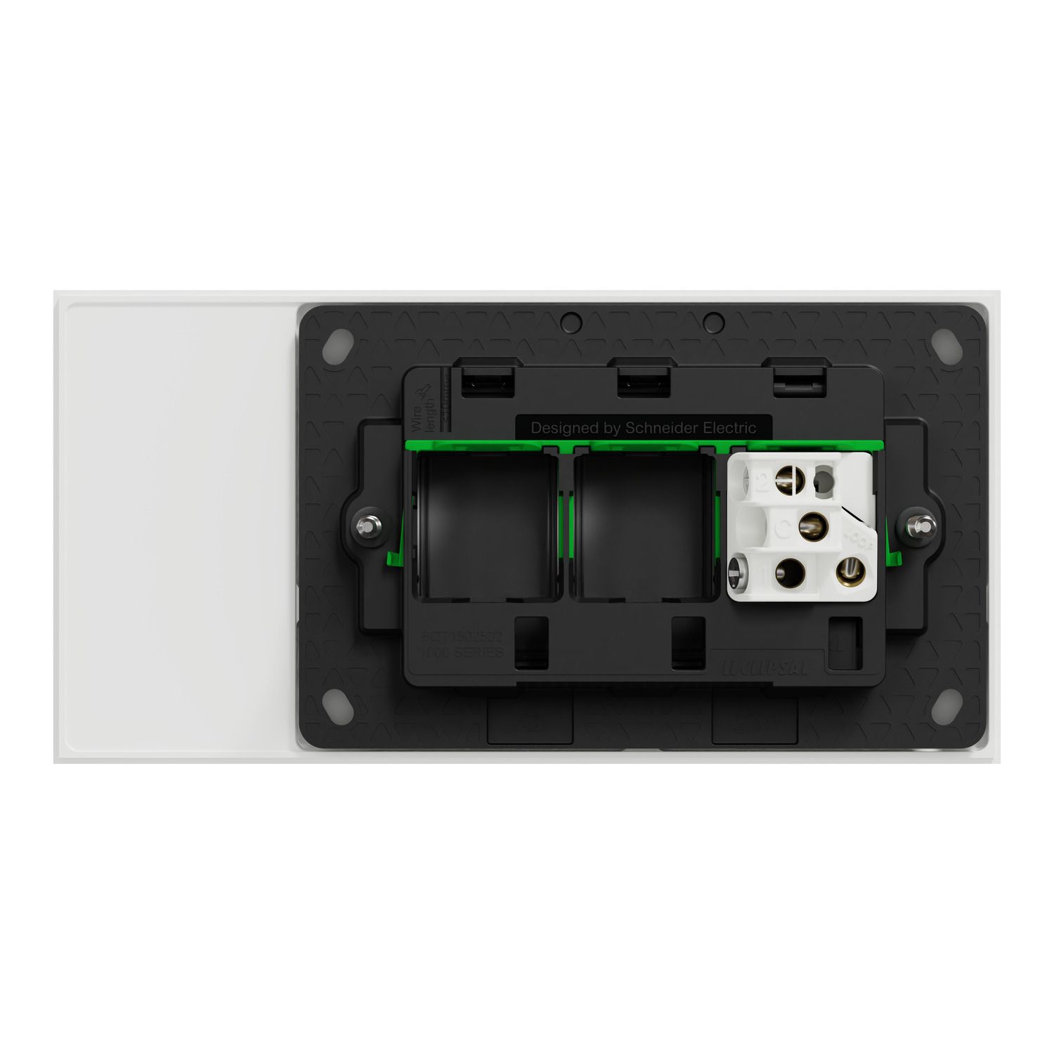 Picture of Flush Switch, Clipsal Solis T Series, Horizontal Mount, 1 Gang, 230V-240V, 10AX 1-Way/2-Way