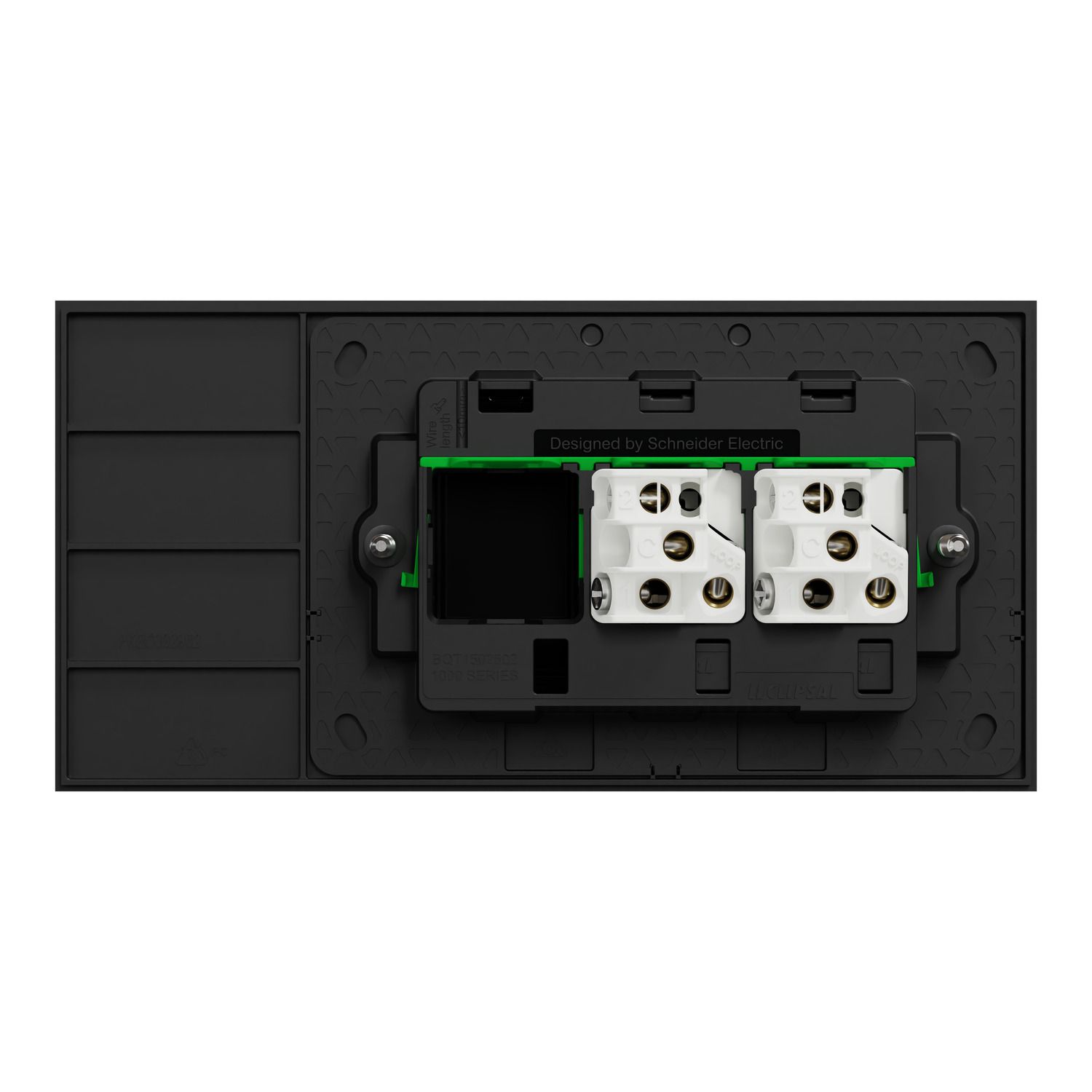 Picture of Flush Switch, Clipsal Solis, Horizontal Mount, 2 Gang, 230V-240V, 10AX 1-Way/2-Way