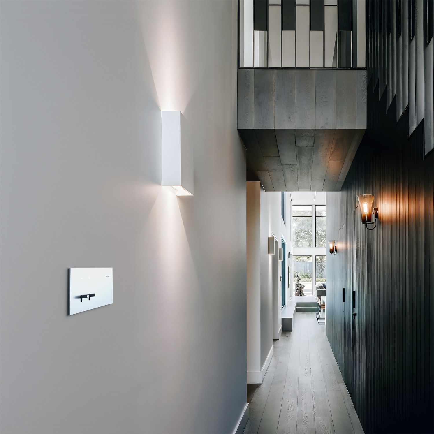 Picture of Flush Switch, Clipsal Solis T Series, Horizontal Mount, 2 Gang, 230V-240V, 10AX 1-Way/2-Way