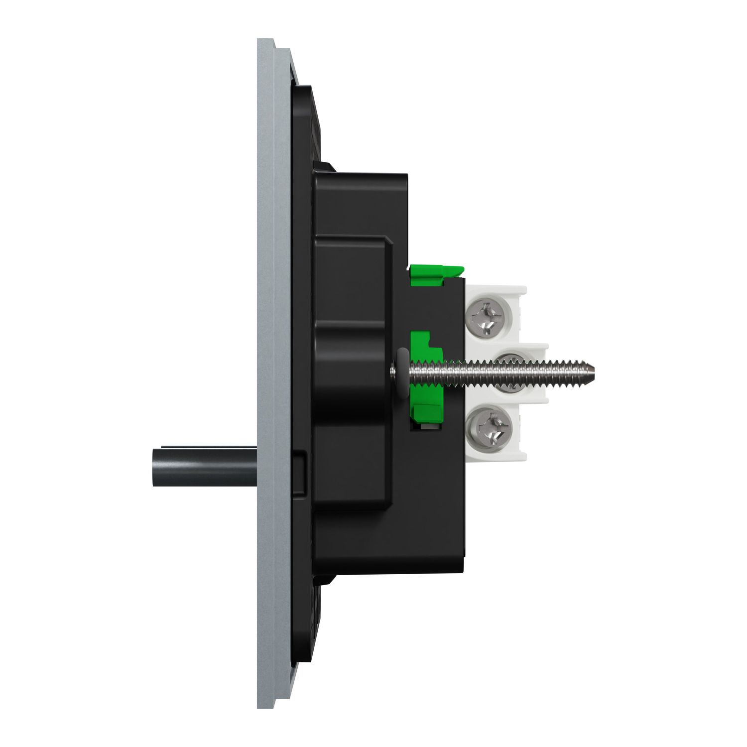 Picture of Flush Switch, Clipsal Solis T Series, Horizontal Mount, 2 Gang, 230V-240V, 10AX 1-Way/2-Way
