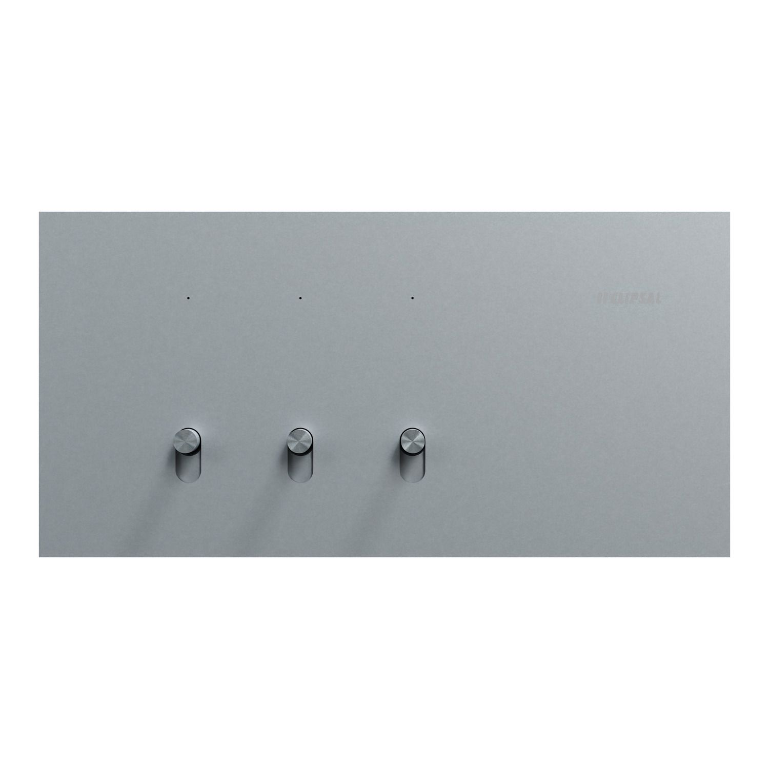 Picture of Flush Switch, Clipsal Solis T Series, Horizontal Mount, 3 Gang, 230V-240V, 10AX 1-Way/2-Way