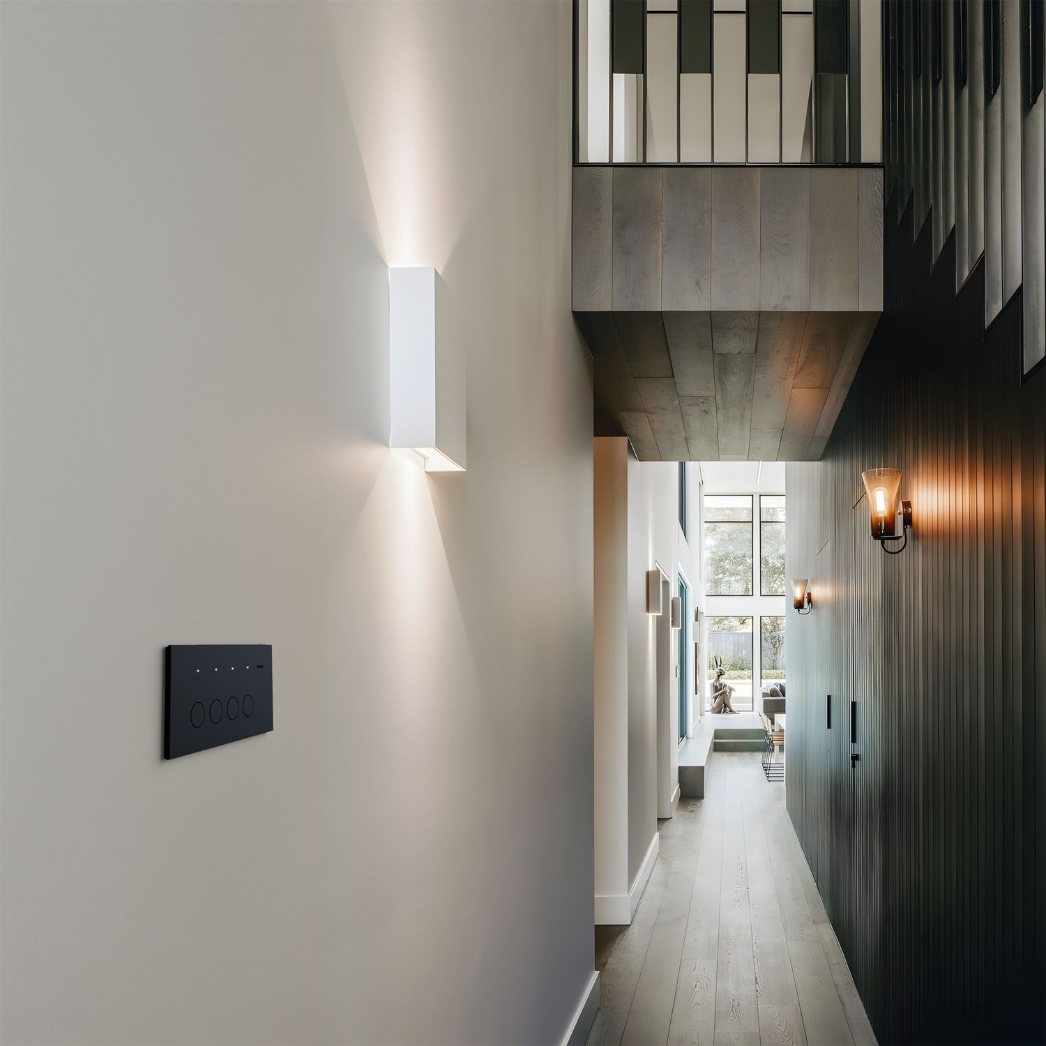 Picture of Flush Switch, Clipsal Solis, Horizontal Mount, 4 Gang, 230V-240V, 10AX 1-Way/2-Way