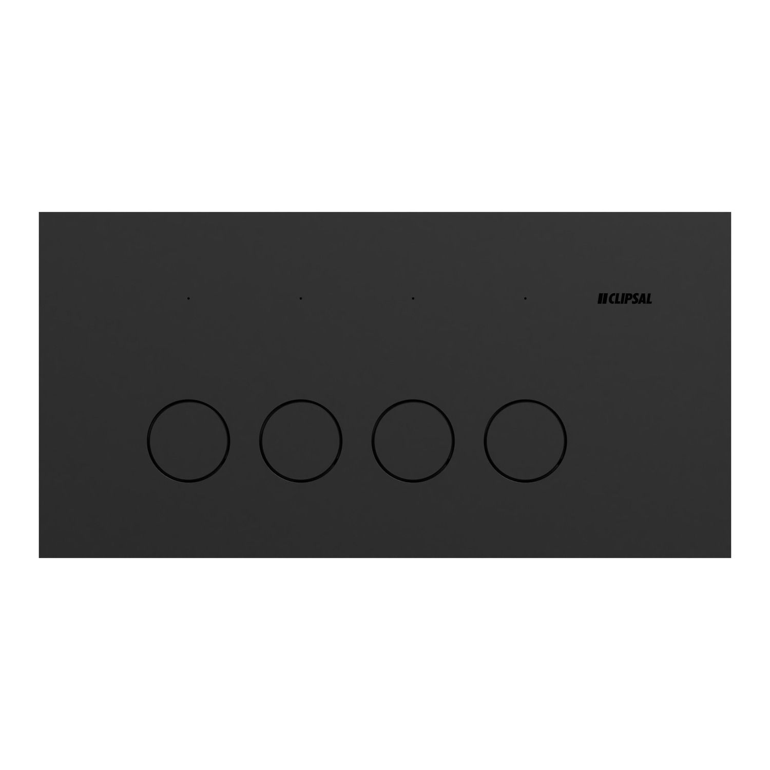 Picture of Flush Switch, Clipsal Solis, Horizontal Mount, 4 Gang, 230V-240V, 10AX 1-Way/2-Way