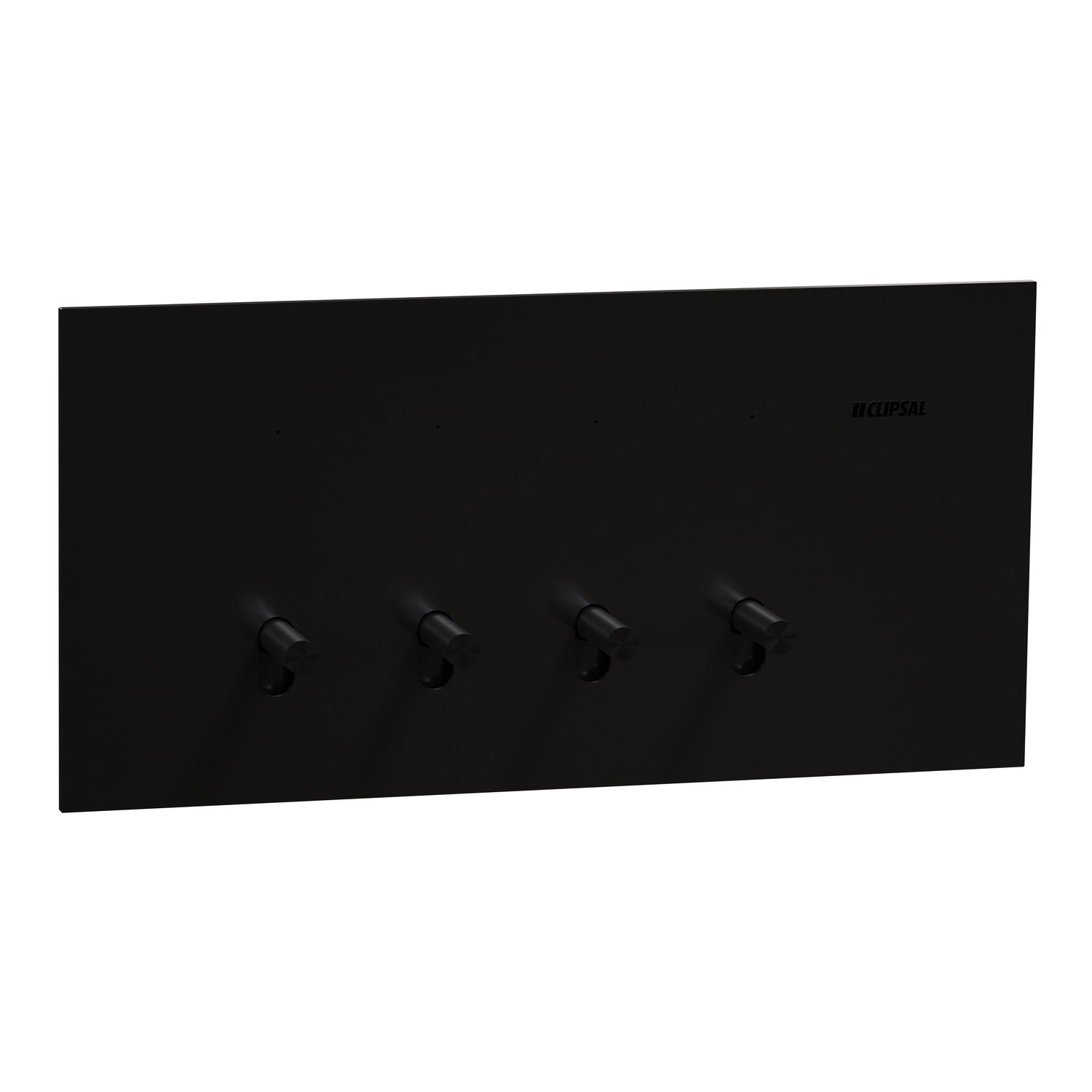 Picture of Flush Switch, Clipsal Solis T Series, Horizontal Mount, 4 Gang, 230V-240V, 10AX 1-Way/2-Way
