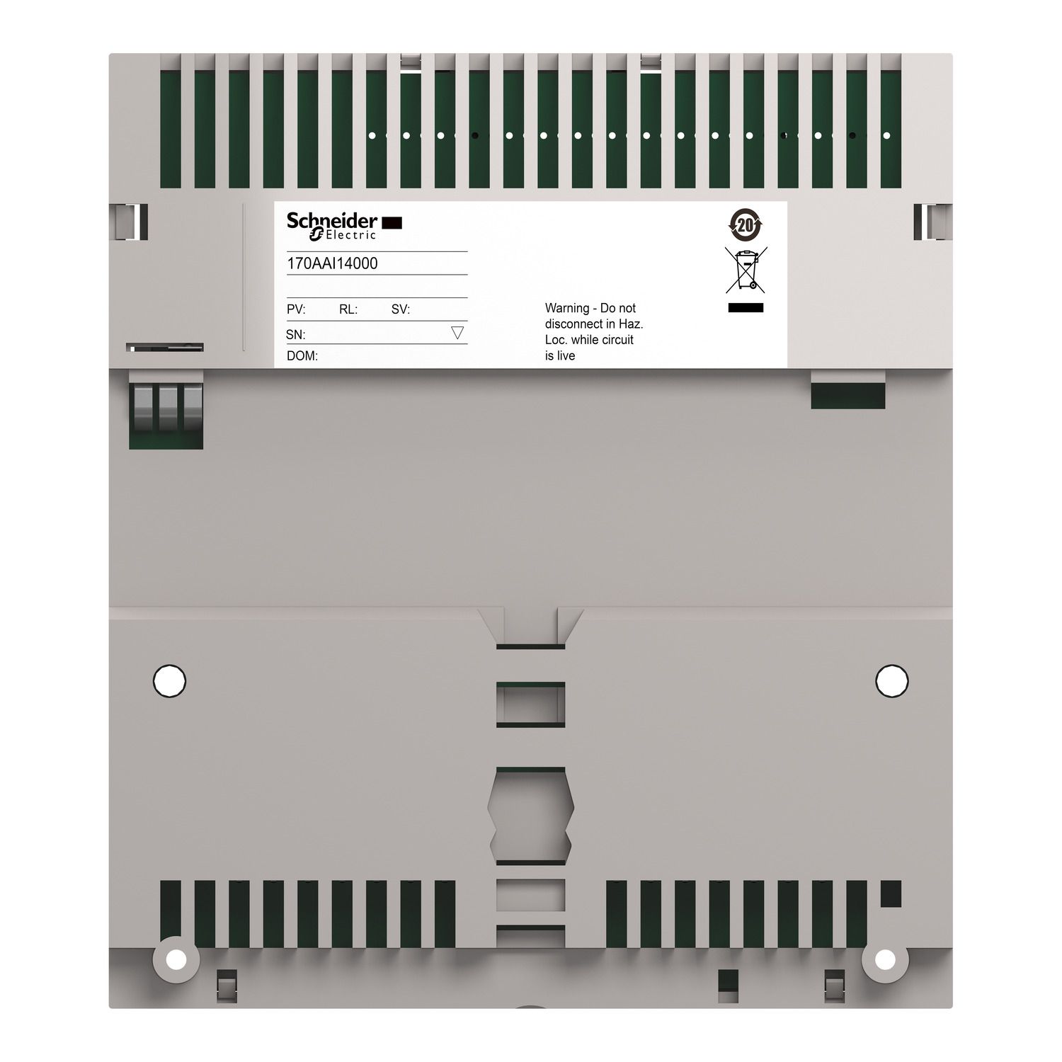 Picture of distributed analog input Modicon Momentum - 16 Input