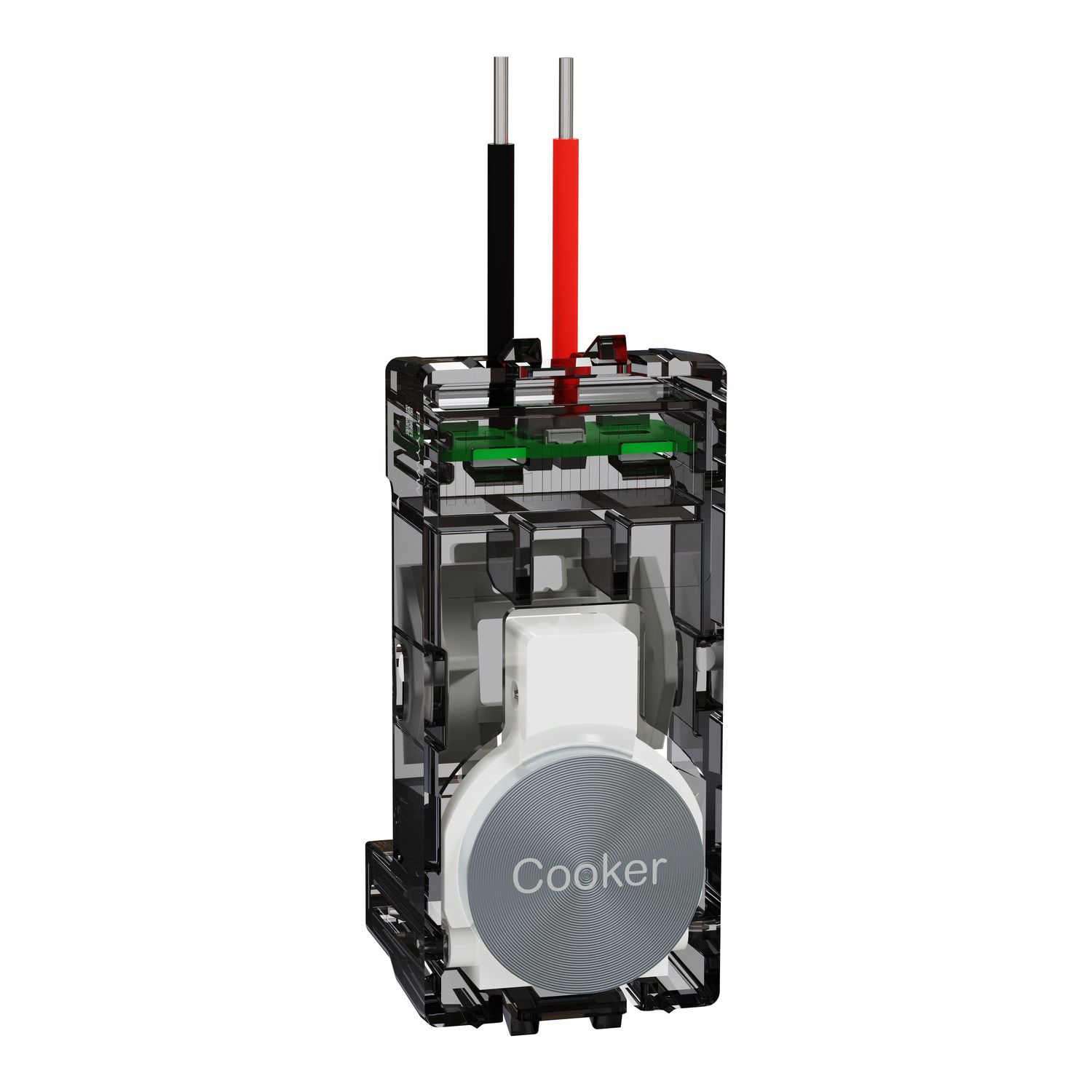 Picture of Push Button Adaptor for 40M32, Marked COOKER, Clipsal Solis T Series, Push Button Adaptor for 40M32, Marked COOKER