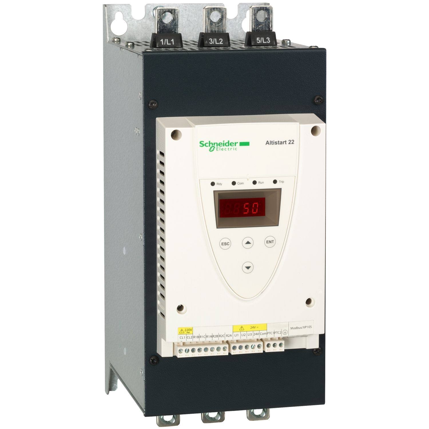 Picture of Soft starter, Altistart 22, ATS22 control 220V power 230V(45kW)/400...440V(90kW)