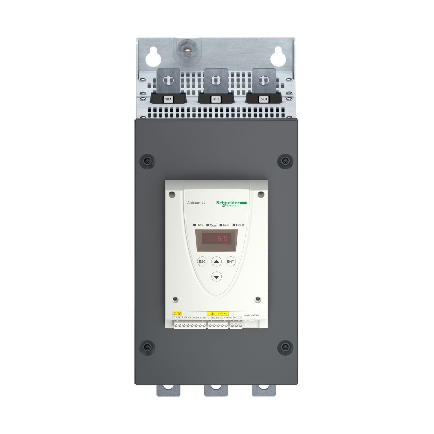 Picture of Soft starter, Altistart 22, ATS22 control 220V power 230V(110kW)/400...440V(220kW)