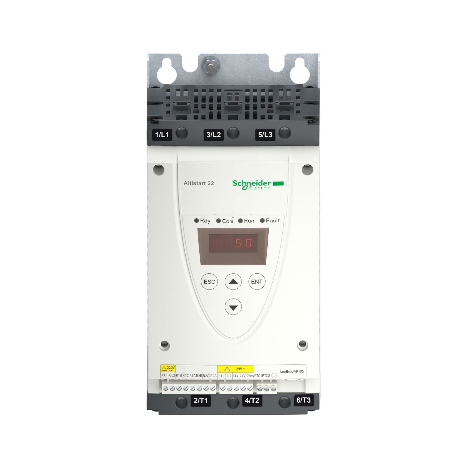 Picture of Soft starter, Altistart 22, ATS22 control 220V power 230V(7.5kW)/400...440V(15kW)