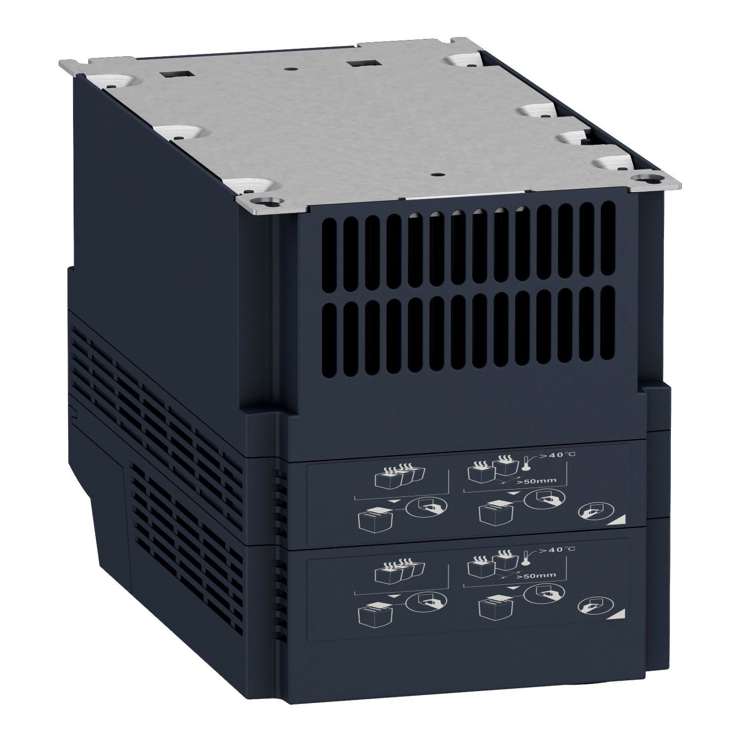 Picture of variable speed drive, Altivar Machine ATV320, 15kW, 380 to 500V, 3 phases, book