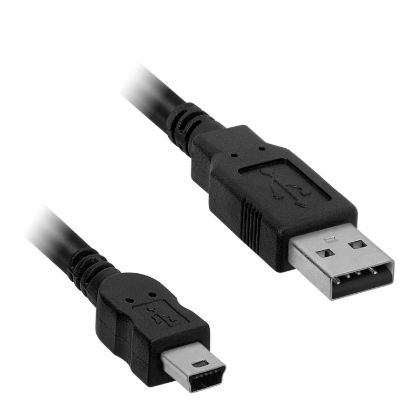 Picture of connecting cable, Modicon M340, USB, PC or terminal, for processor, 1.8m