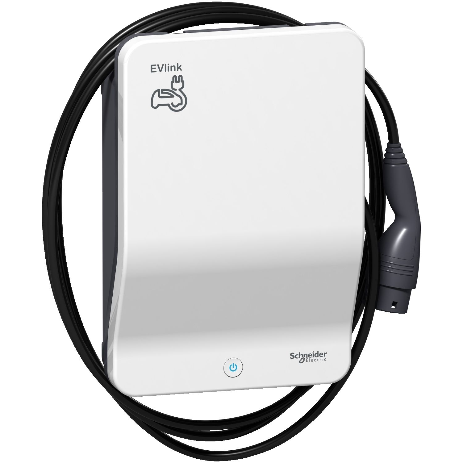 Picture of Smart Wallbox, EVlink Smart Wallbox, 7.4 kW, Attached cable T2, Key