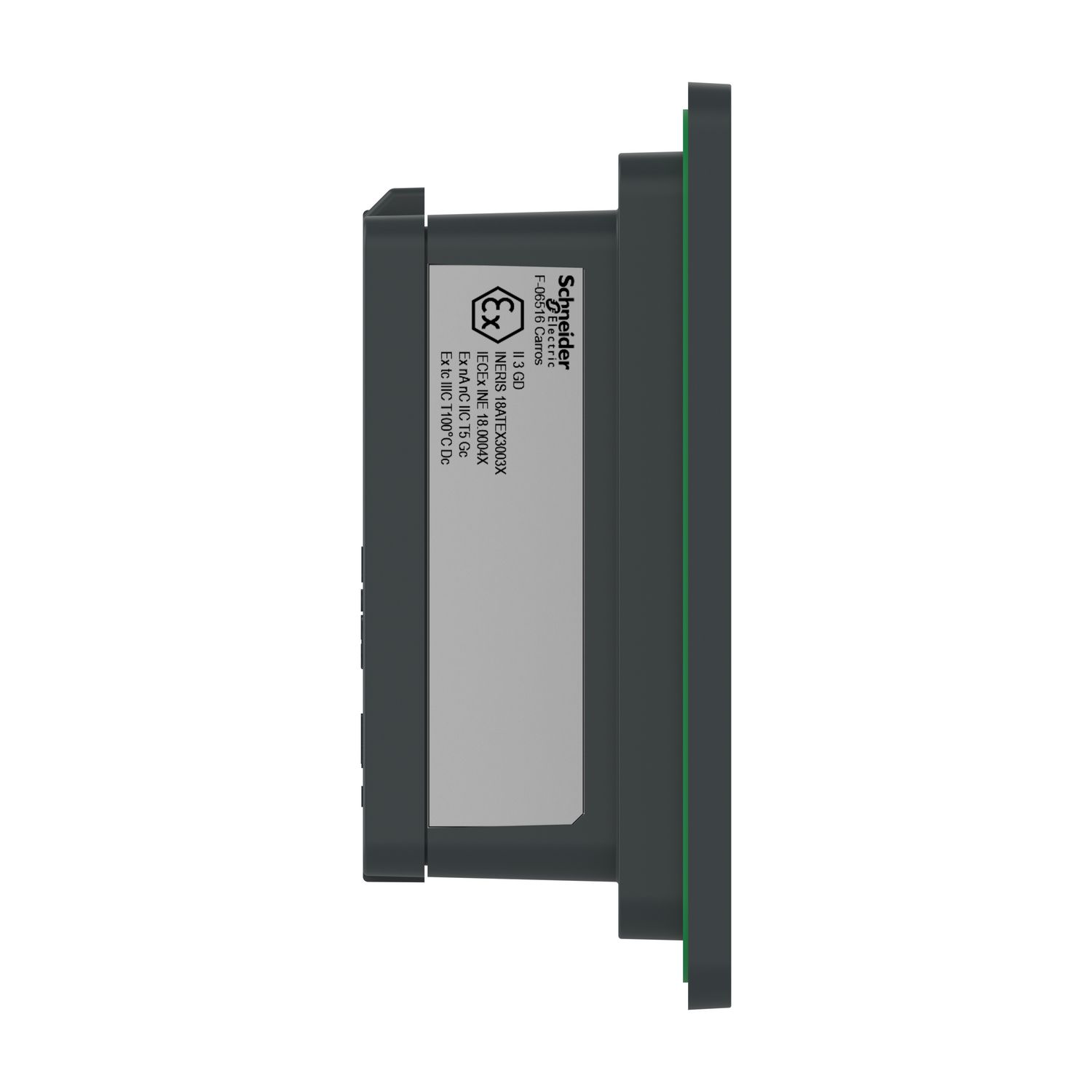 Picture of touch panel screen, Harmony STO & STU, 4.3inch wide, RS 232 terminal block